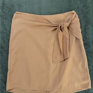 Banana Republic Blush Pink Faux Wrap Skirt, 8P